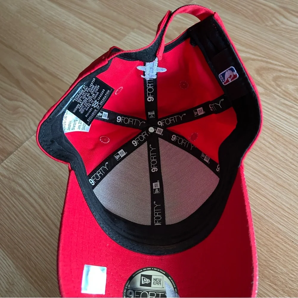 NEW New Era Houston Rockets Red Glitter Hat Youth